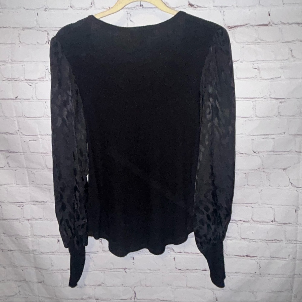 Fifteen Twenty Contrast Bishop Sleeve Top Size XS - Picture 5 of 7
